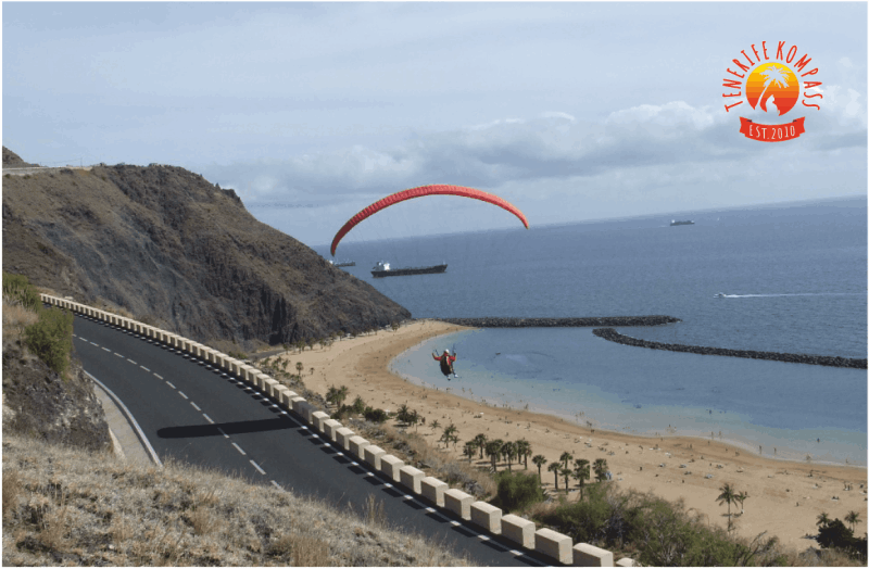 Paragliding tandemvari Tenerifel